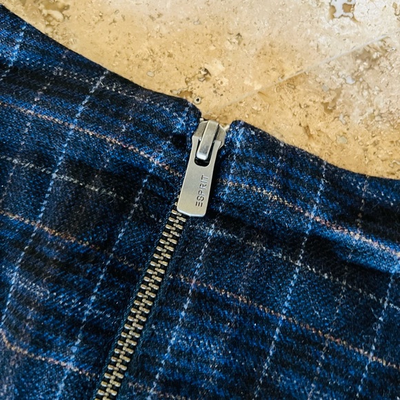 FINAL HOURS!! NWOT Esprit Plaid Dress - Picture 8 of 10
